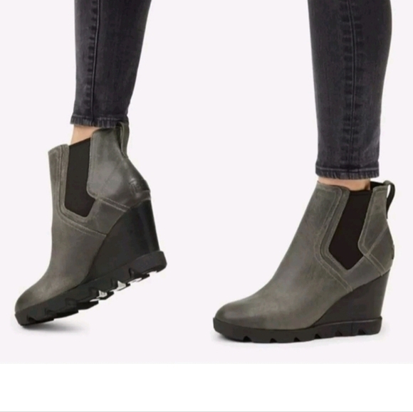 🌴Sorel Joan Uptown Chelsea Bootie Quarrey Women's Size 9✌️ - Picture 1 of 10